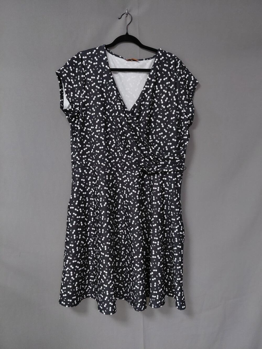 Popsy Cher Knee Length Knit Graphic Print Stretch Dress Women Size 22